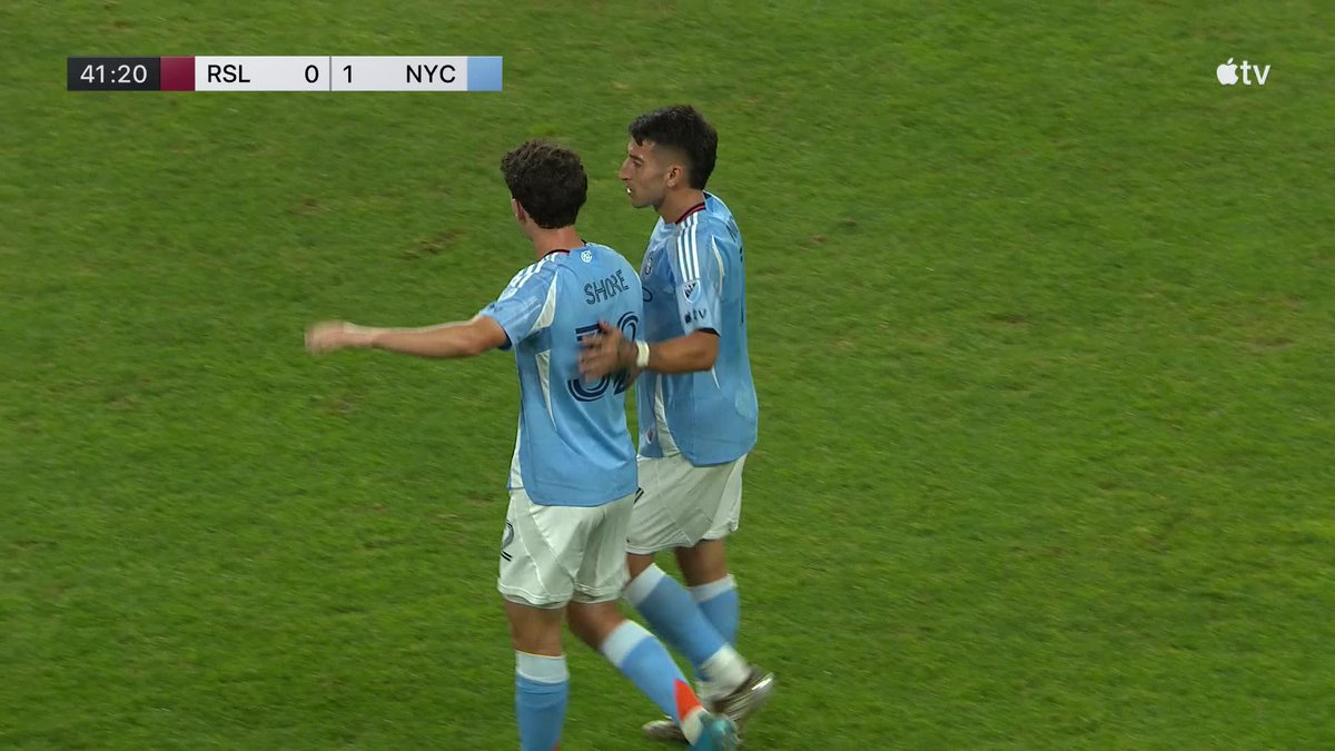 Right off the training ground 🫨 Nicolás Fernández with the finish off the New York City FC set piece trickery.