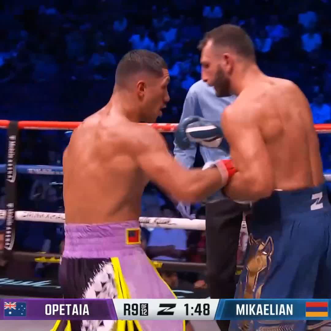 SE ACABOOOÓ 😮‍💨 Potente nocaut de Jai Opetaia 💢 #GarciaBenn | En vivo por Paramount+ Deportes