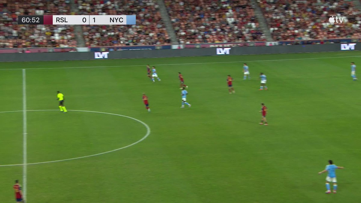 Luighi powers up New York City FC and the visitors are up two in Salt Lake.
