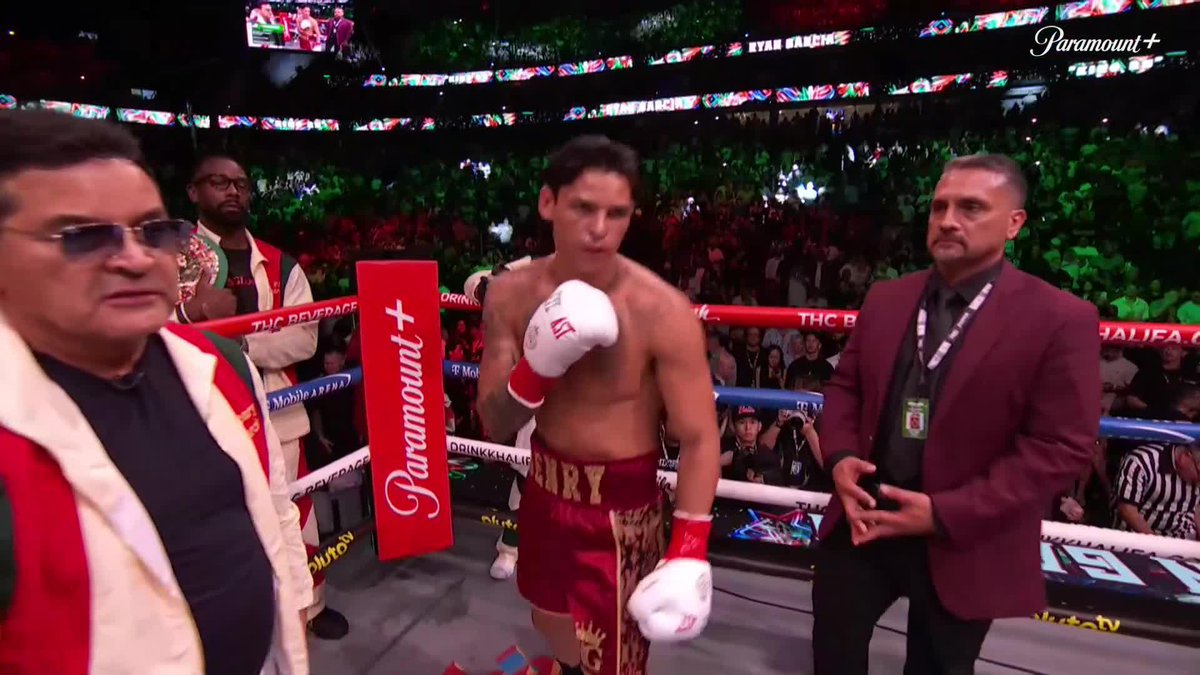 This stare down is INTENSE Ryan Garcia and Conor Benn ARE READY TO GO 🔥 📺 Paramount+