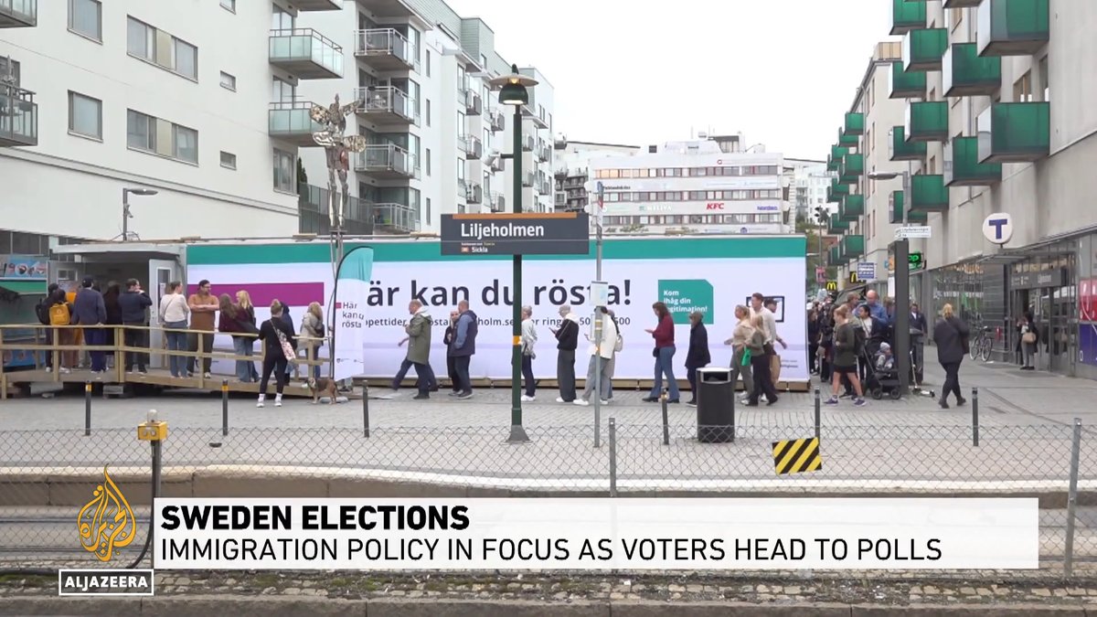 Swedes are going to the polls to choose their next government. With many hardline policies on crime and immigration being adopted, the question is whether a change in government will really mean a change in direction. Al Jazeera's Paul Rhys reports from Stockholm.