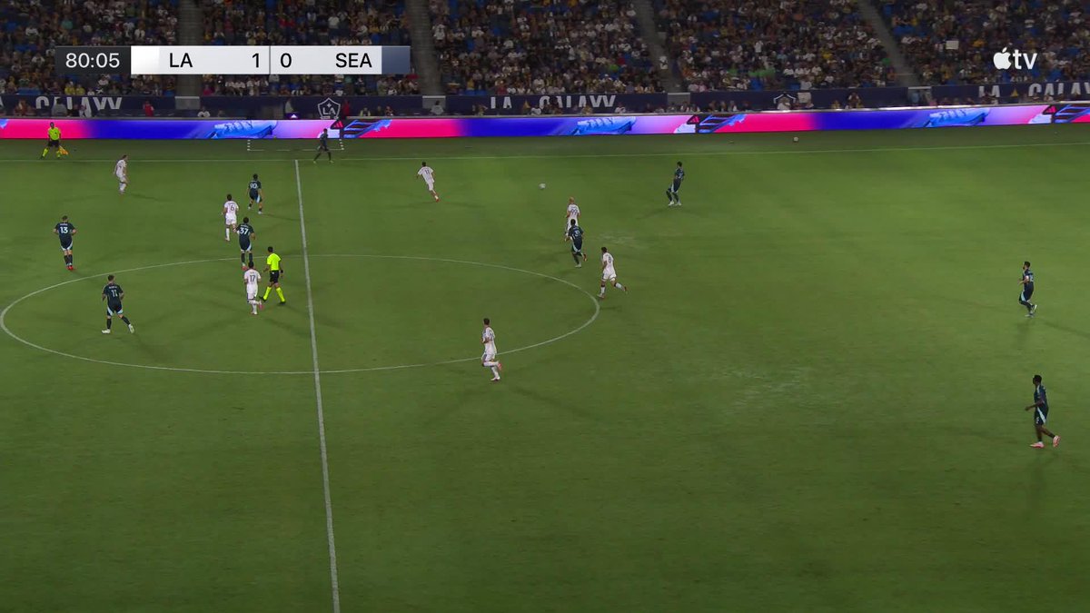 Paul Arriola buries the cross from Jordan Morris to put Seattle Sounders FC on the board. 💥 All level in Carson.