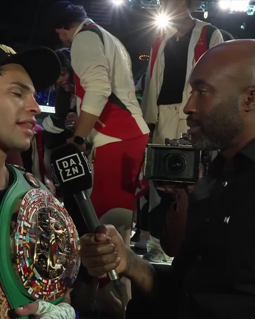 Ryan reflecting on his performance 🔥 #GarciaBenn | Ring Magazine