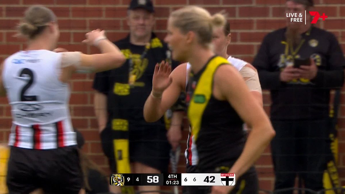 The rest of the comp is officially on notice 👀 #AFLWTigersSaints
