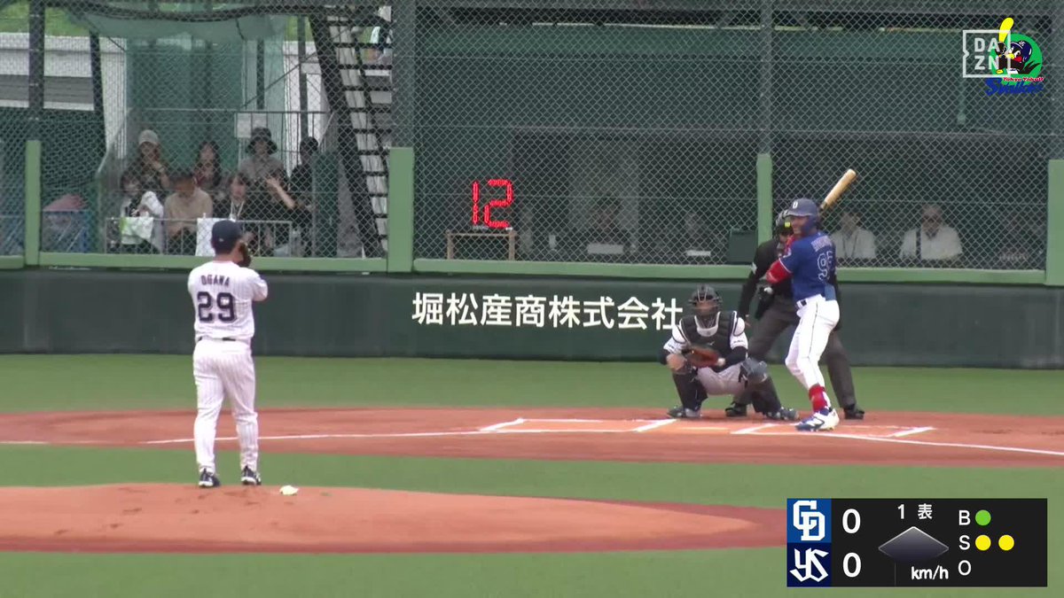 1軍再昇格に向けて 小川泰弘 5回無失点ピッチング! ※映像は1回の奪三振 ⚾ヤクルト×中日(ファーム) #イージースポーツ #swallows #だったらDAZN