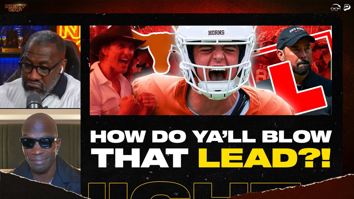 The Texas Longhorns complete the 20 point comeback against #1 Ohio State! The Big 3 can't believe the Buckeyes fumbled the game 🤯 shannon sharpe | Chad Johnson | Dylan Montgomery | #Nightcap