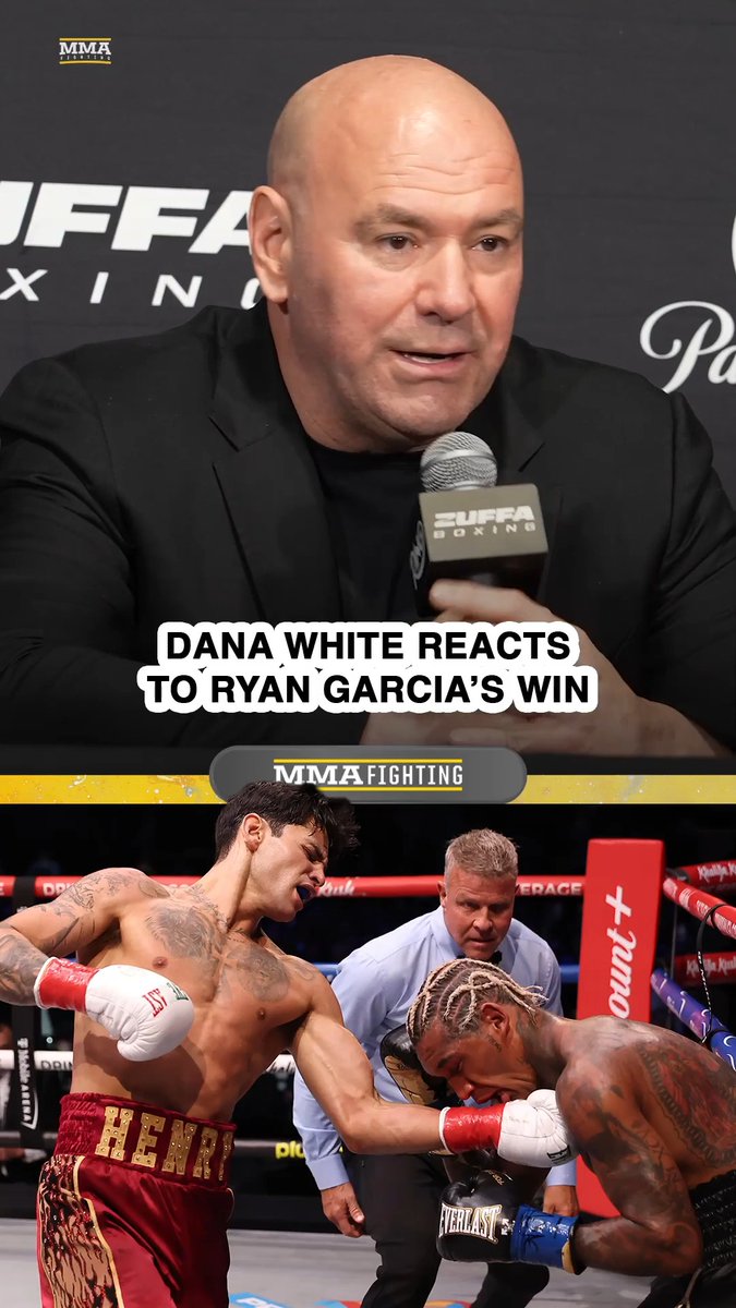 Dana White gives his immediate reaction to Ryan Garcia's KO win over Conor Benn: "Garcia looked incredible. He did everything he said he was going to do."