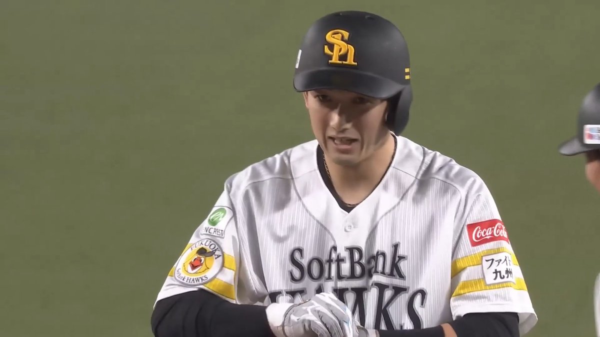 カミチャを援護‼️ 福岡ソフトバンク 山本祐大 選手が満塁から勝ち越し2点タイムリー2ベースヒット👏