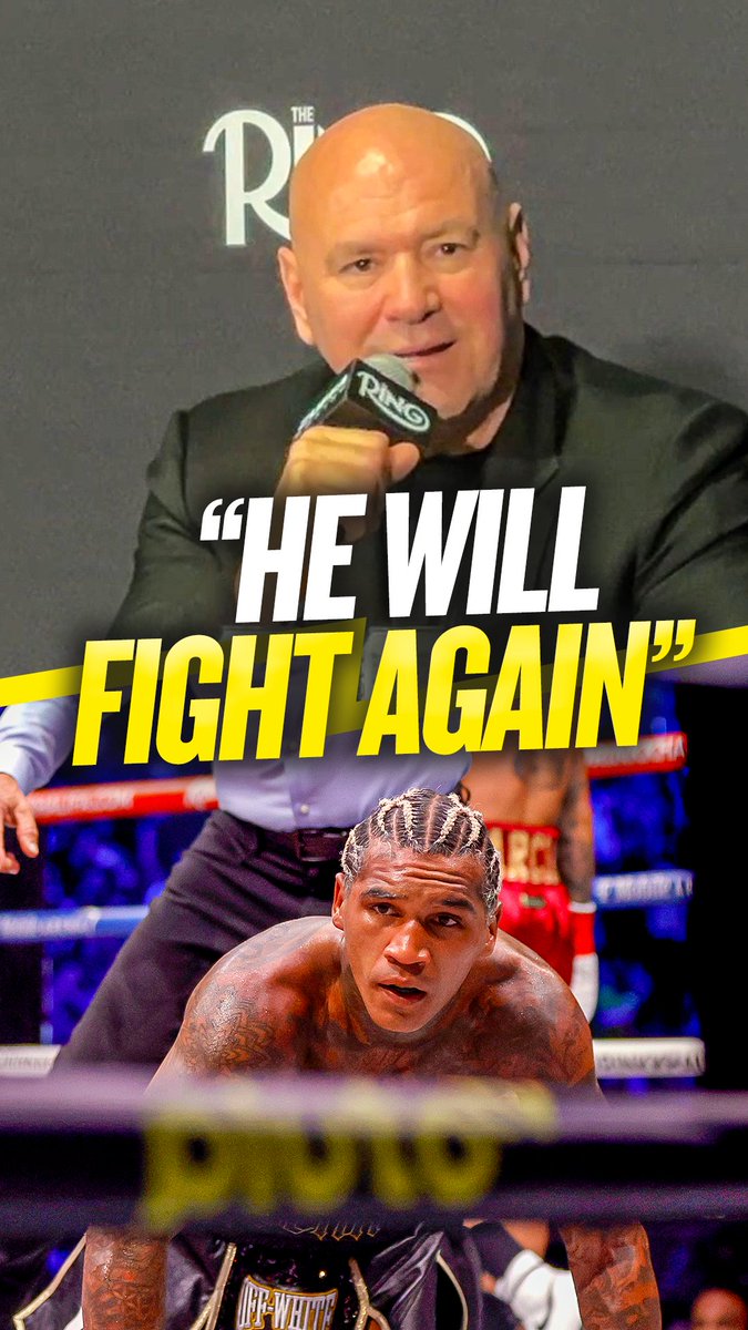 "He will fight again!" 👀 Dana White reacts after Conor Benn is KO'd by Ryan Garcia! #ryangarcia #conorbenn #danawhite