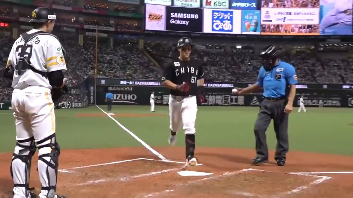 30本まで残り2本‼️ 千葉ロッテ 山口航輝 選手の第28号ソロホームラン🌈