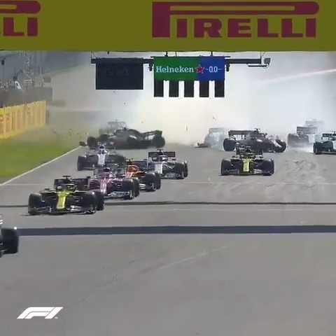 On this day in 2020, we had massive chaos at the SC restart in Mugello