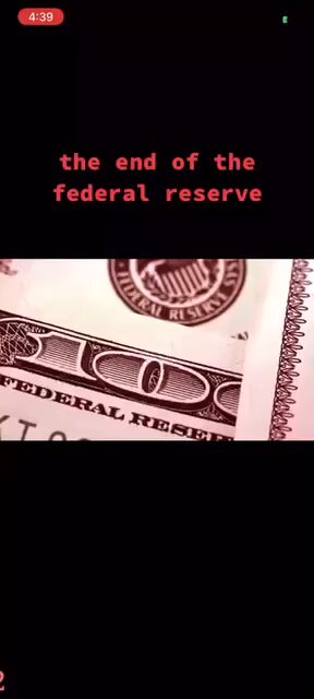 💊The End Of 🇺🇸The Federal Reserve 💚You are all going ..to love this video BenDanklin