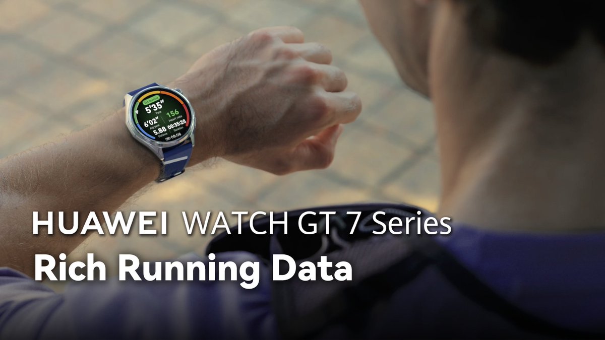 Every run has its own rhythm. 🏃Unlock comprehensive running insights with the #HUAWEIWATCHGT7Series. From pace to heart rate zones, get the detailed metrics you need to find your flow and crush your goals. #ChasetheWild