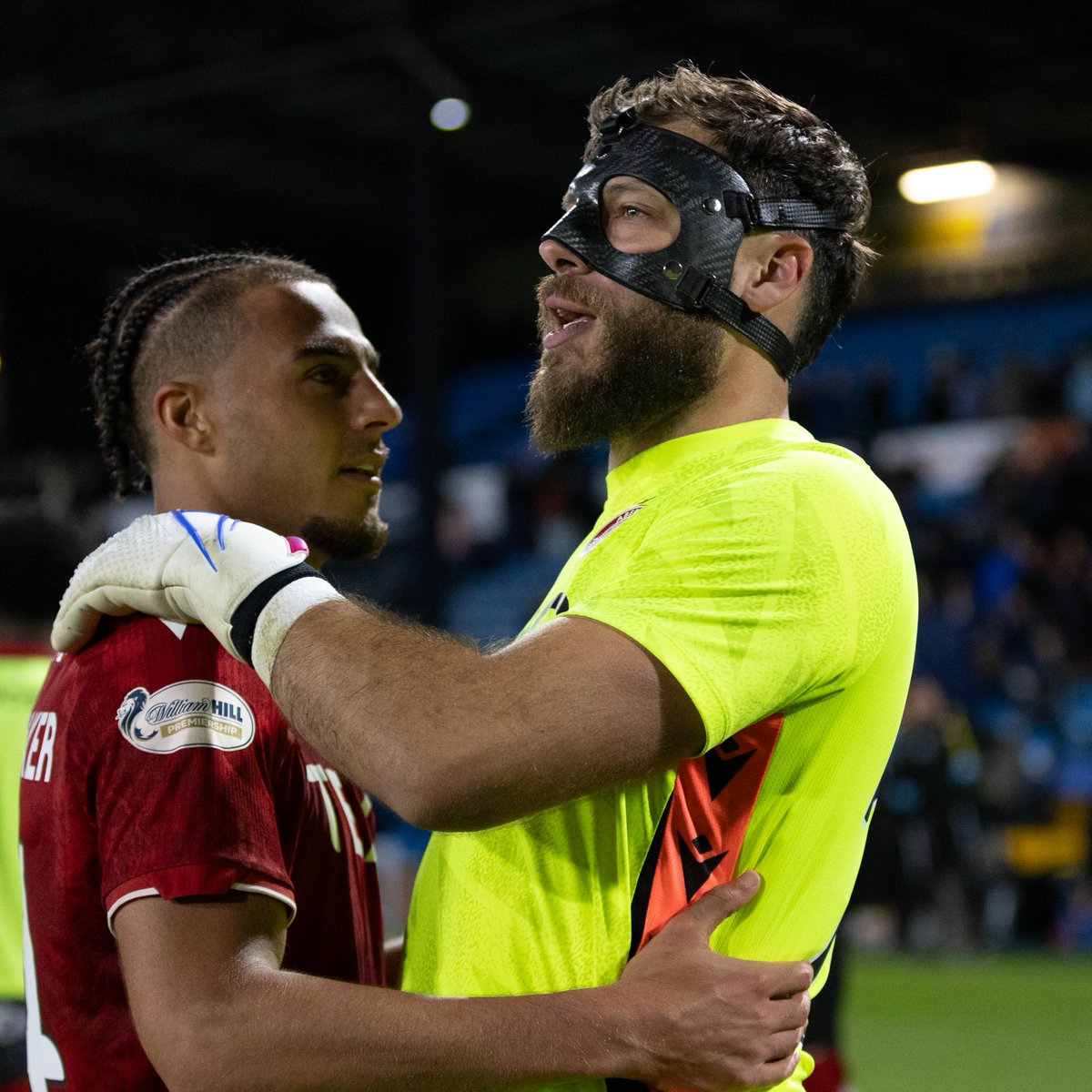 The Marius show at Rugby Park 🍿
