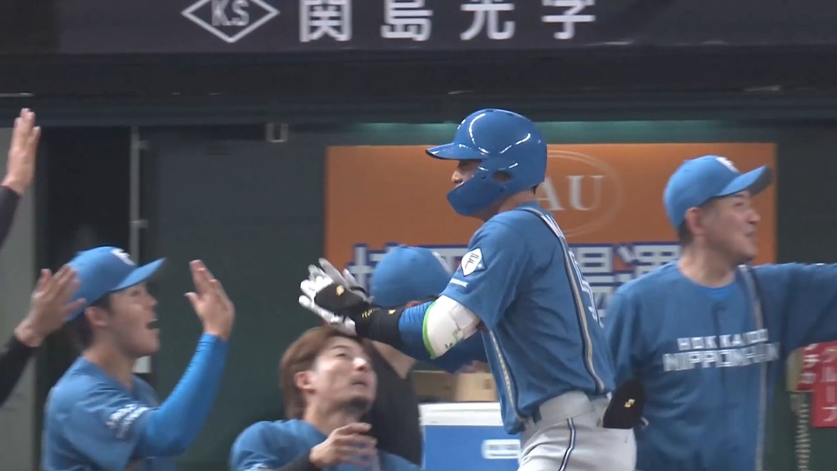 初回先制弾‼️ 北海道日本ハム 奈良間大己 選手の第5号ソロホームラン🌈