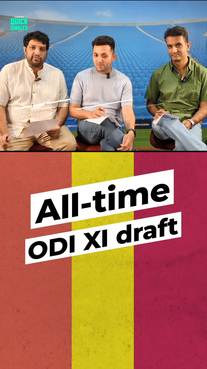 Who picked the best all-time ODI eleven? 👀💬
