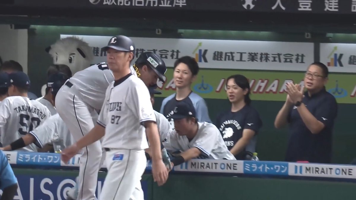 反撃の一発💪 2年連続20号到達‼️ 埼玉西武 ネビン 選手のソロホームラン🌈