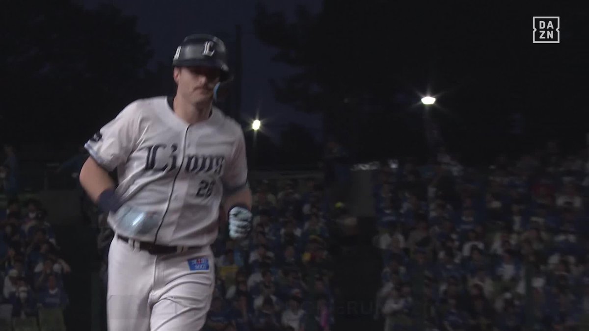 🇺🇸母国の国旗が輝かしい 2年連続20本到達🚀🚀 ネビン 第20号ホームラン ⚾️西武×日本ハム #seibulions #だったらDAZN