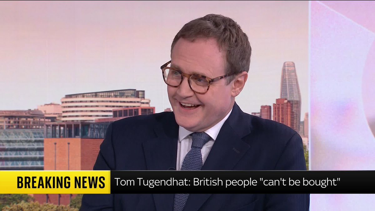Conservative MP Tom Tugendhat tells Rachel Johnson that Reform UK needs to make sure it has done 'due diligence' on the two hefty donations it has received from crypto billionaires, saying its an 'illusion' that people can 'buy their way into public office'.