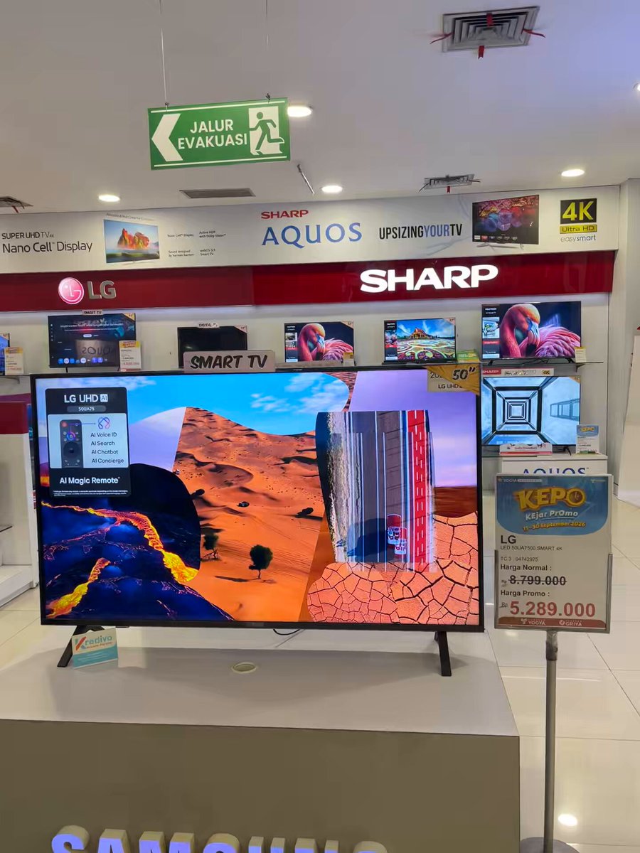tiket VIP mu itu (harga normal) udah bisa beli TV 50inch🤣🤣