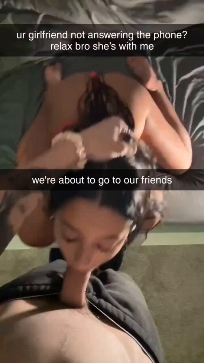 your wife called you on the phone and you heard some strange noises, who knows what she is doing... #Cuckold #Hotwife #LeakedSnaps