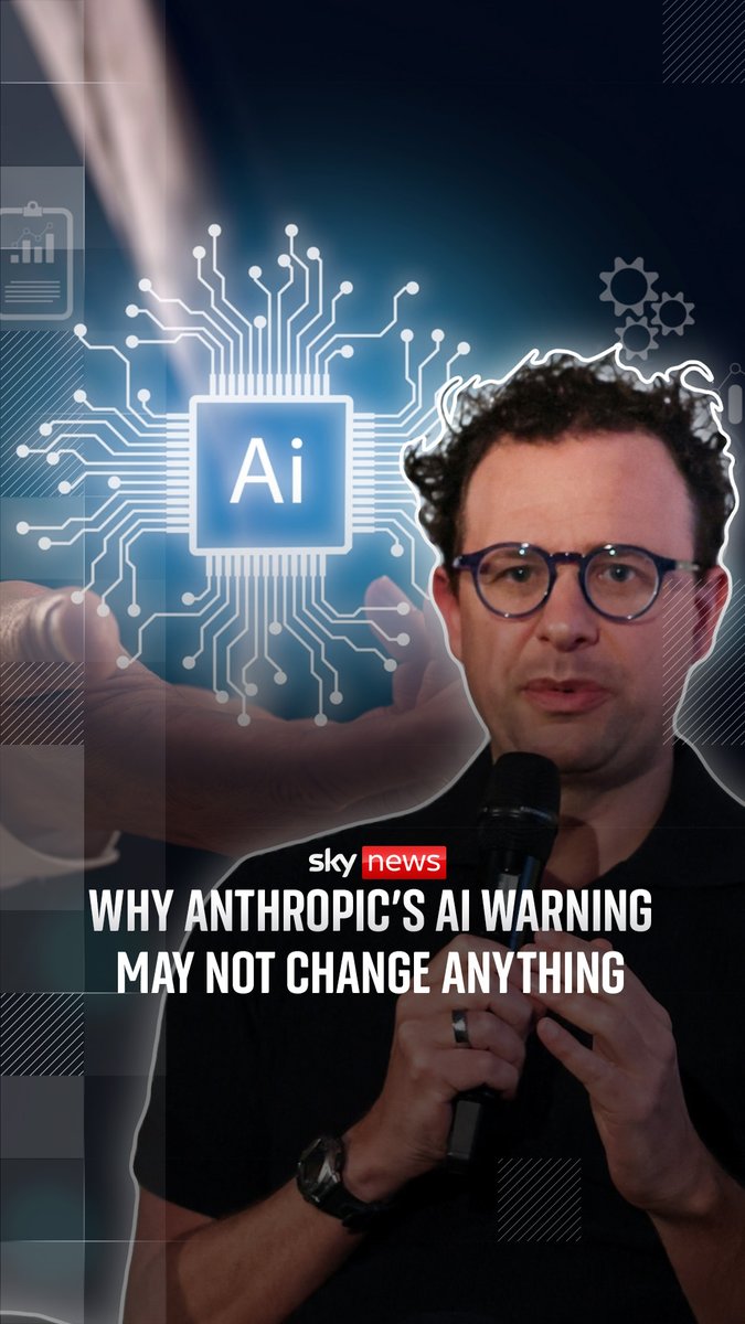 Anthropic co-founder, Dario Amodei, has issued a chilling warning about the pace of AI development and called for companies to take enough time to align and safeguard their models, and for third-party evaluators to confirm these steps. Sky's Rowland Manthorpe explores whether the AI giants will stick to this pledge and why the tech boss stopped short of asking for the industry to stop model training altogether. 🔗