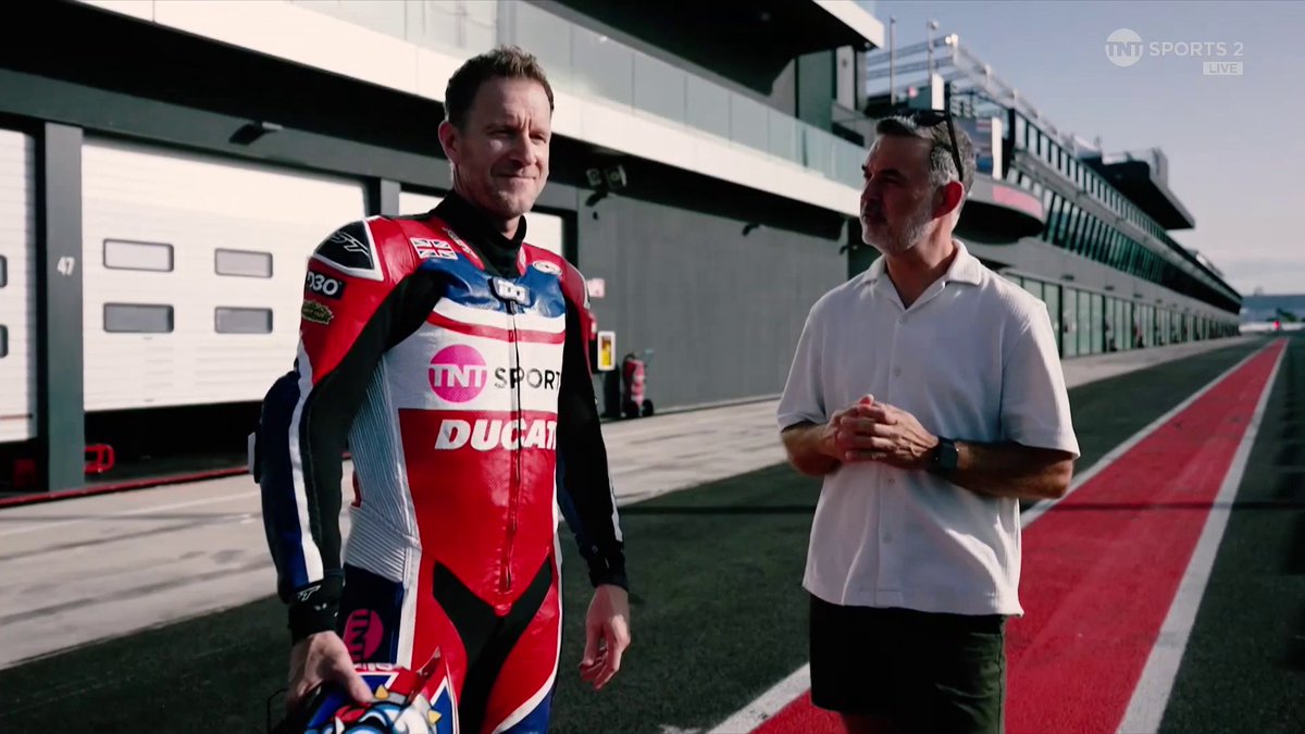 BIG KID ENERGY ❤️ Neil Hodgson rides a factory Ducati!! 🔥 #MotoGP | #SanMarinoGP | Live on TNT Sports and HBO Max
