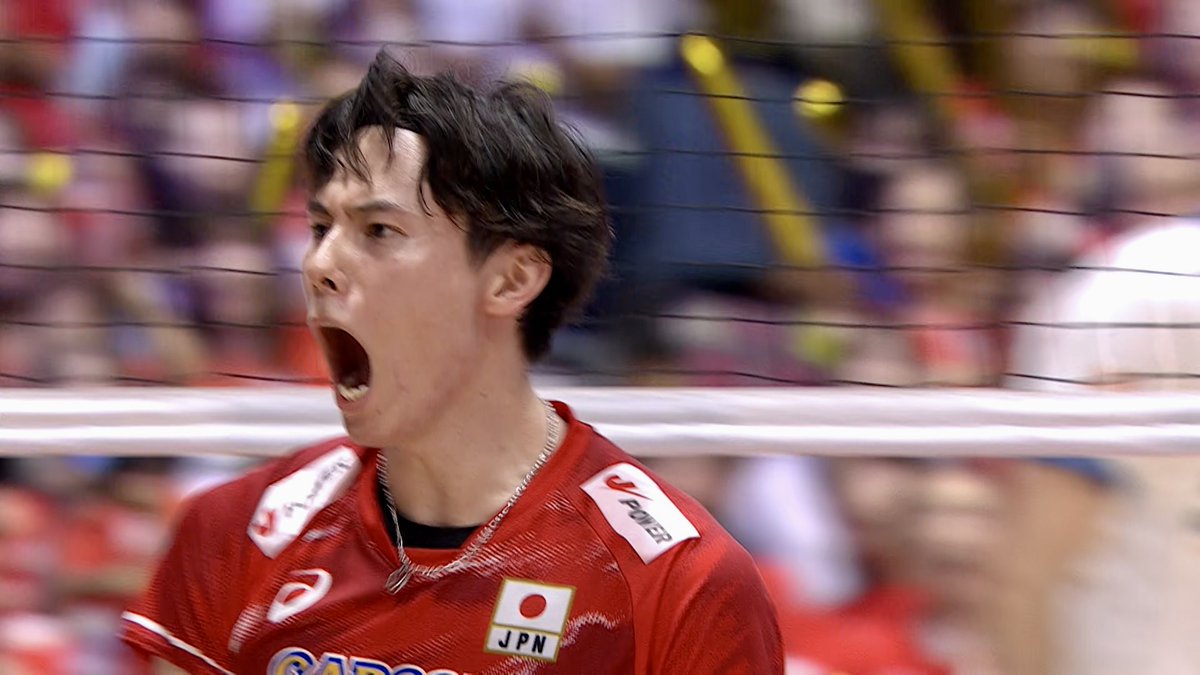 🔥第2セット速報🔥 🏐第2セット🏐日本 26-24 イラン 今夜も魅せる💫髙橋藍7得点の活躍で第2セットを連取👊 駆けあがれ「最高の先へ!」 📺地上波・フジテレビ系列で放送中👀 📱TVerで無料配信中💻 👉 #アジア選手権 #バレーボール男子日本代表