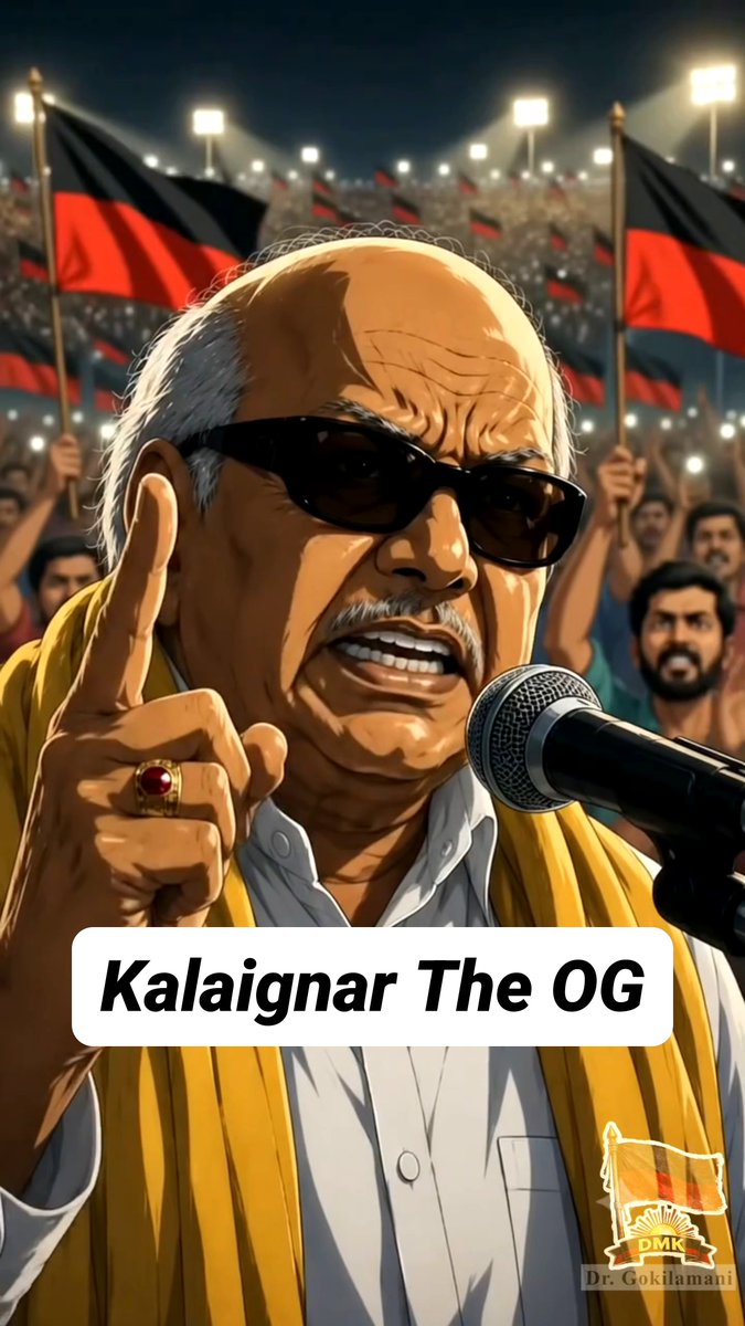 Thalaivar Kalaignar taught us long ago exactly how to deal with people like this. 😌