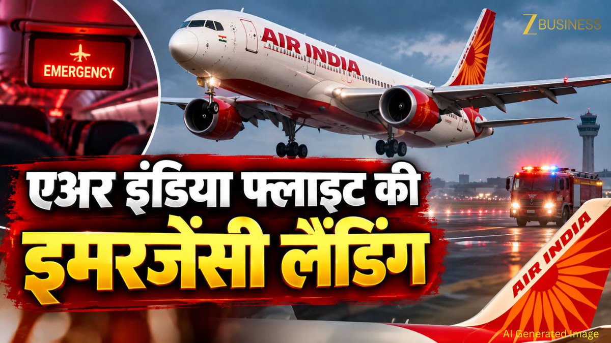 एअर इंडिया फ्लाइट की इमरजेंसी लैंडिंग दिल्ली से भोपाल जा रही थी फ्लाइट विमान में सवार सभी 140 यात्री सवार सुरक्षित #AirIndia #AirIndiaFlight #AirIndiaNews #EmergencyLanding #FlightEmergency #DelhiBhopal