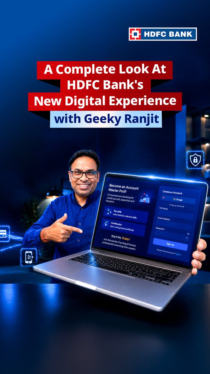 What makes banking security truly effective? It’s not just the technology. It’s how thoughtfully it works for you. Discover what Ranjit found interesting about HDFC Bank H-Security and its approach to safer, smarter banking. . . . #HDFCBank #HSecurity #DigitalBanking #CyberSecurity #MobileBanking #NetBanking #SecureBanking #ExperienceBankingDifferently