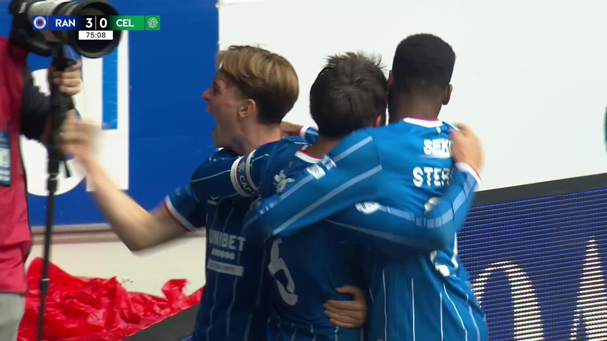 "He's done it again!" 😱 Dan Neil betters his first half strike and Rangers Football Club are rampant against Celtic now 🔵 #PremierSportsCup | SPFL