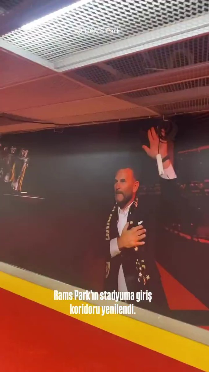 Rams Park giriş koridoru yenilendi.