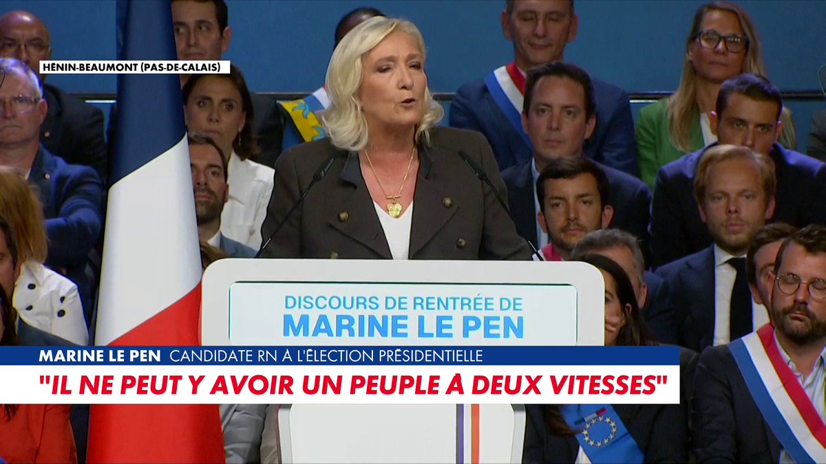 Marine Le Pen : «Ma démarche politique est un acte d’amour à notre peuple» Toute l'info est à retrouver sur