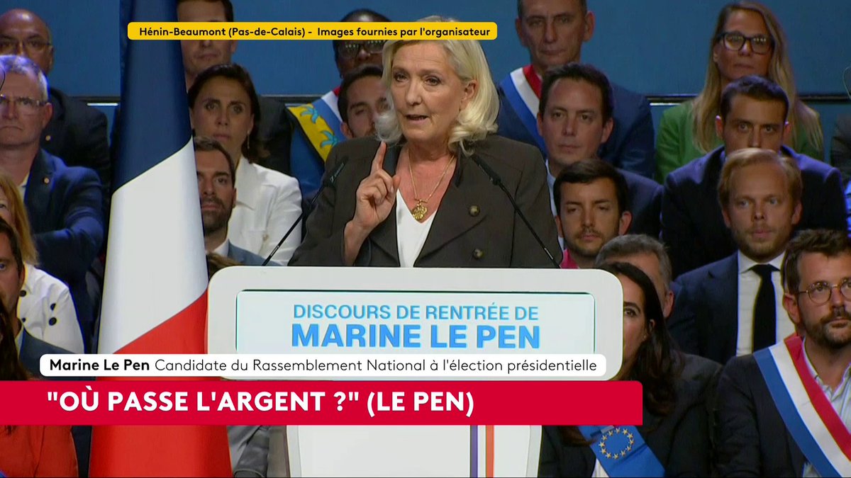 ๐ด "Avec nous les Franรงais, quelle que soit leur couleur de peau ou leur religion, leur origine ou leur rรฉsidence sociale quelle que ce soit leur rรฉgion ou leur condition sociale , seront prioritaires chez eux.", affirme Marine Le Pen. #canal16