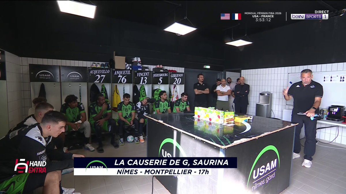 #DaikinStarLigue La causerie d'avant match et les mots forts de Guillaume Saurina ! #HandExtra