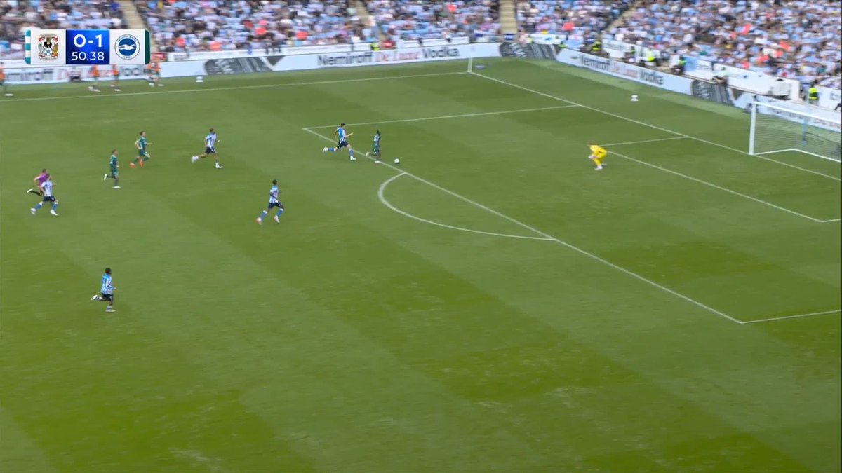 A clinical finish from Malick Yalcouye to double Brighton's lead! 🔵