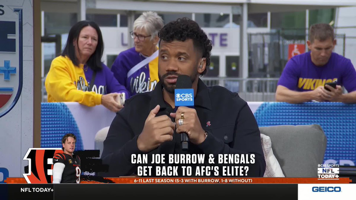 "If it doesn't go well in Cincinnati this year, Joe Burrow is gone." Russell Wilson 👀