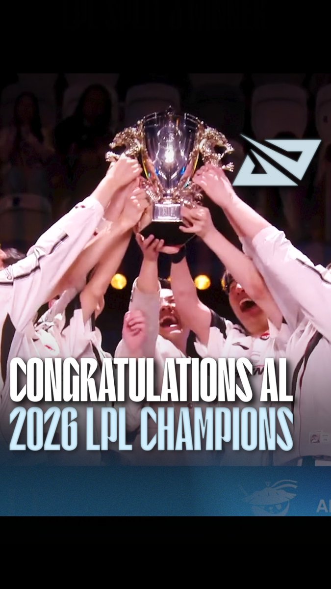 A LEGEND CROWNED. 🏆 Congratulations to Anyone’s Legend, your 2026 LPL Champions, and Tarzan, your Finals MVP! #LPL