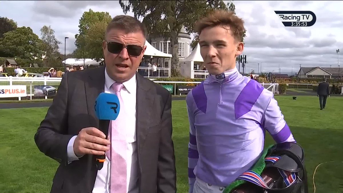 🗣️"The sky's the limit now." Man-of-the-moment Billy Loughnane could barely conceal his delight after Comanche Brave batters a strong field in the BAR 1 Betting Flying Five Stakes The Curragh Racecourse ✨