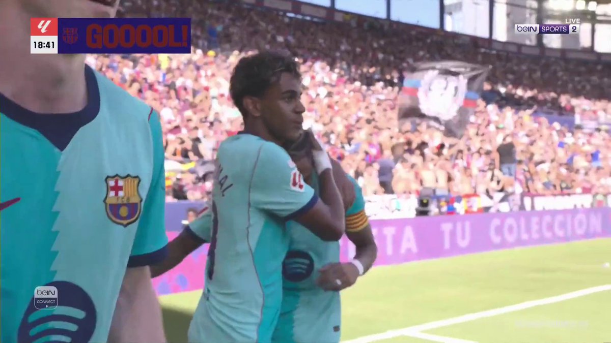 لامين جمال يضيف الهدف الثاني لبرشلونة #الدوري_الإسباني