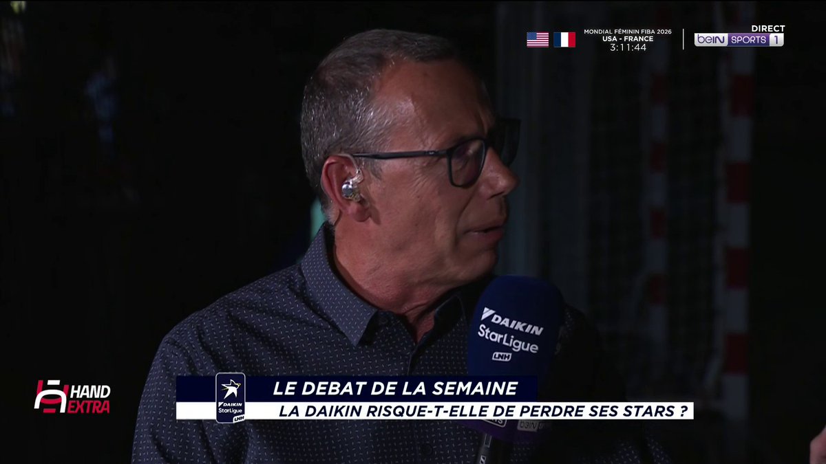 #DaikinStarLigue 🗣 Patrice Canayer s’exprime sur le débat de la semaine : la #DaikinStarLigue risque-t-elle de perdre ses stars ? 🤔 #HandExtra