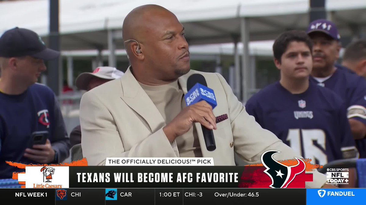 "[The Texans] are going to be the favorite in the AFC after today." Antonio Pierce thinks the Texans will DOMIANTE the Bills today