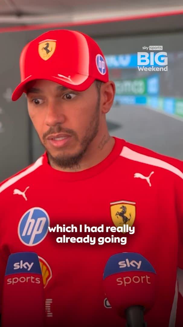 Lewis reacts to a disappointing end to his weekend in Madrid 😔
