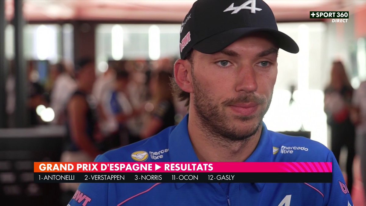 Grosse frustration pour Pierre Gasly à la fin de ce Grand Prix d'Espagne 🏁 #SpanishGP #F1