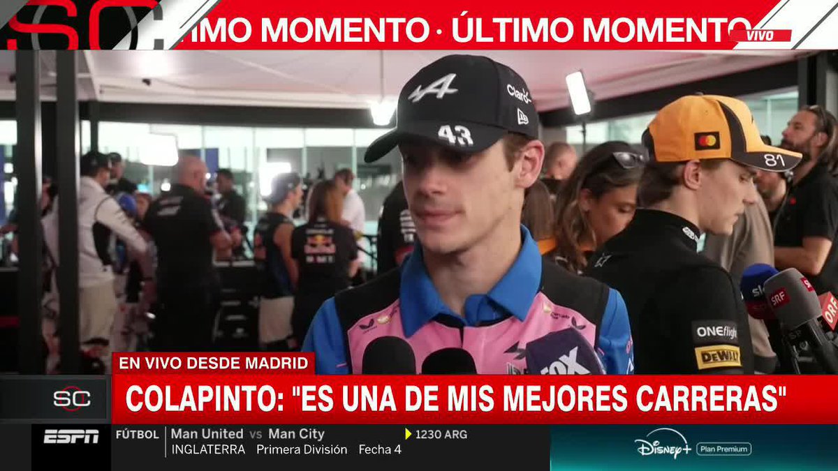 🇦🇷 | Franco Colapinto "Está dentro de las mejores, como fin de semana completo, ayer fue de los mejores." "Largué muy bien, avancé. Perdí mucho tiempo con Bortoleto, estuvimos muy cerca de tocarnos..."