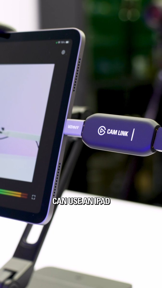 Your iPad can function as a live camera preview using Cam Link 4K. This configuration is perfect for solo creators who need to make sure they're in focus and in frame. No more running back and forth from your camera. 😎 Get the perfect shot with Cam Link 4K: