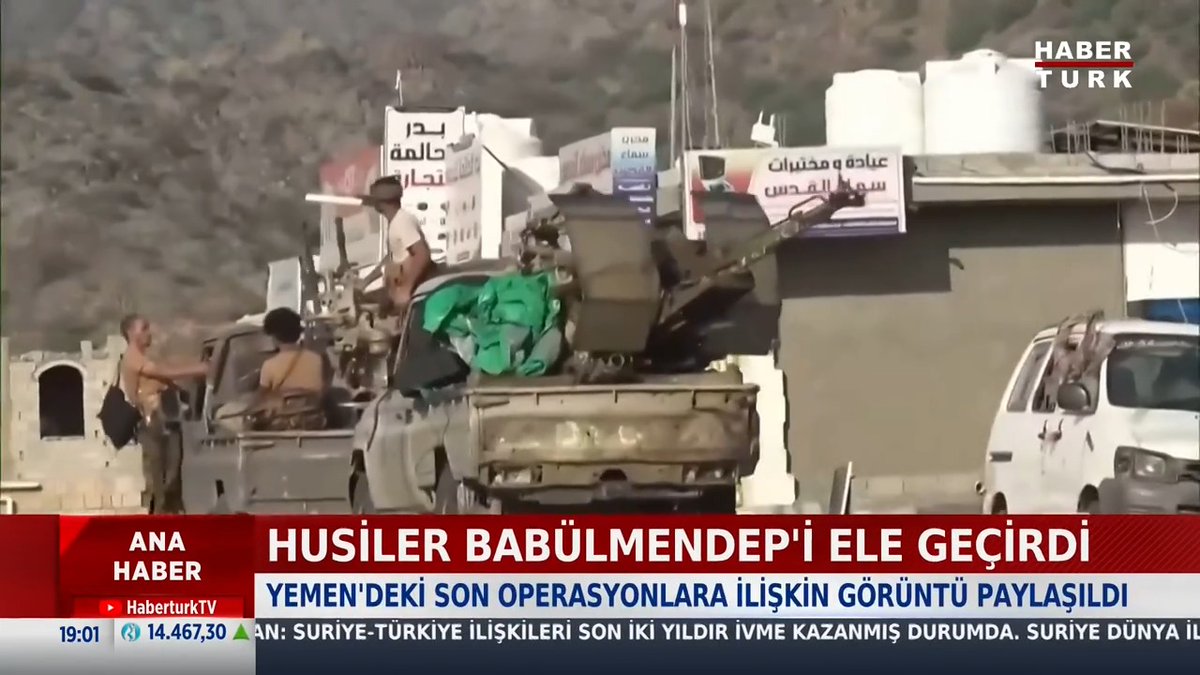 📌Husiler Babülmendep'i ele geçirdi. Yemen'deki son operasyonlara ilişkin görüntü paylaşıldı.