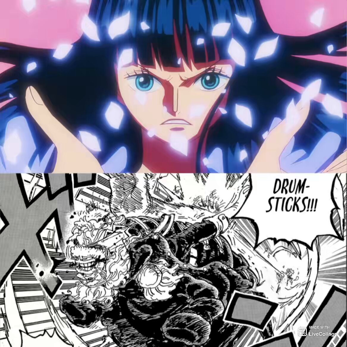 The Beautiful Nico Robin, Coming in with her Drumstick Attack On Saint Sommers!!! It’s one of one just like the Manga!