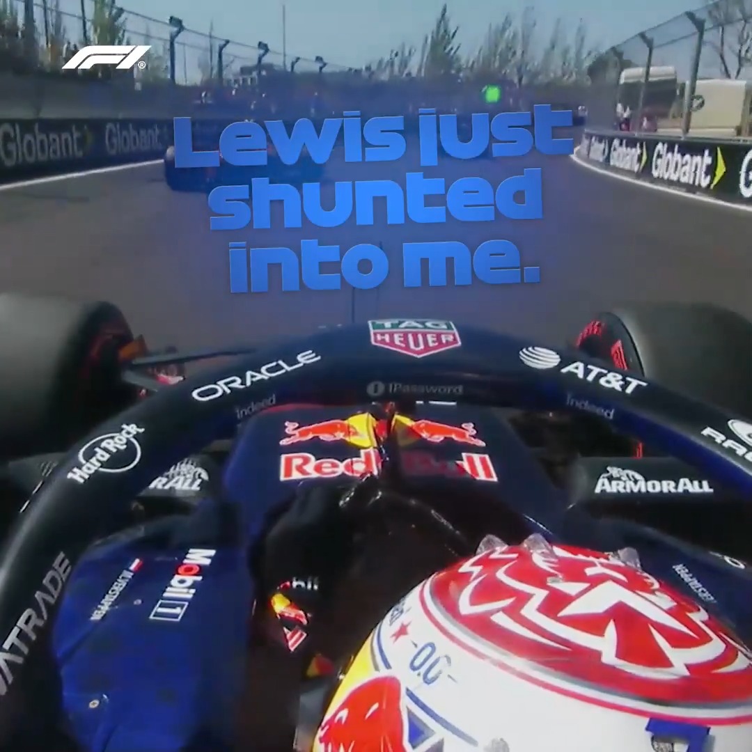 "I would have been ahead" 👀 Max Verstappen has to give the place back to Lewis Hamilton after the pair clashed on the first lap! 🔁 #F1 #SpanishGP